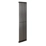 Трубчатый радиатор Betatherm вертикальный Praktikum 1 1800x387 (Черный RAL9005М, подк. №99) Фото - 1